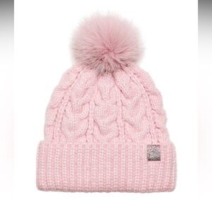 Victoria's Secret Cozy Cable-Knit Pom Beanie.